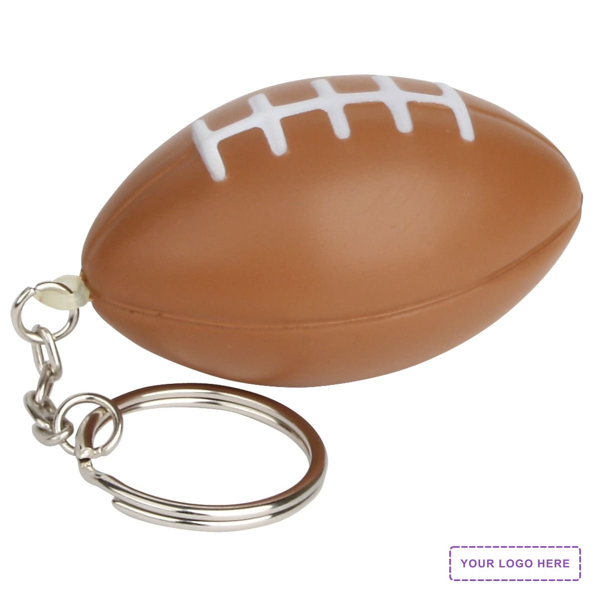 Football Stress Reliever Key Chain