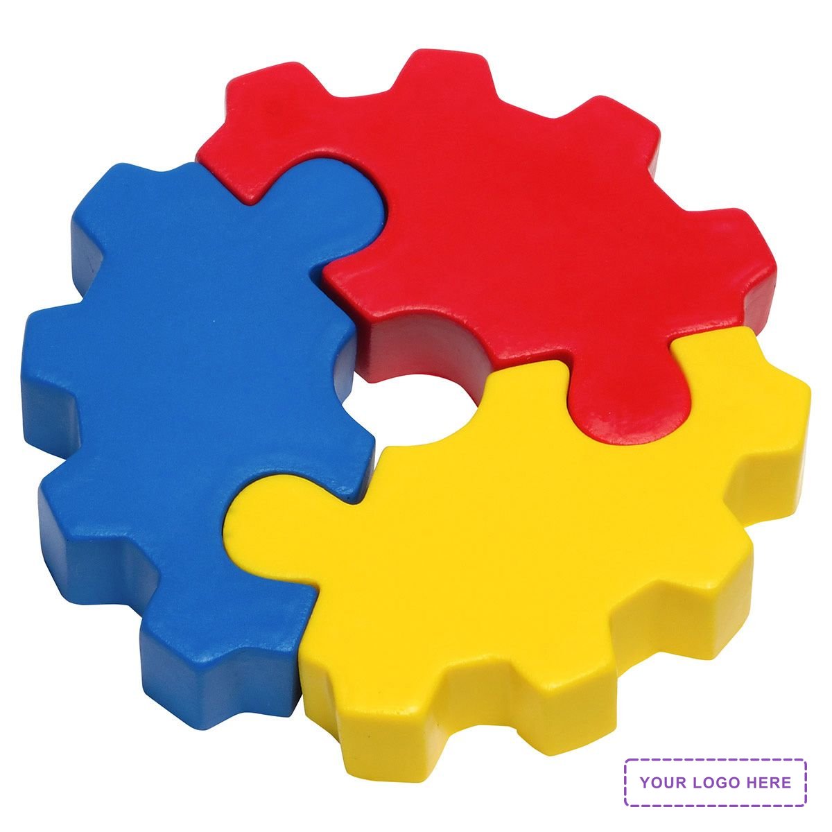 3 Piece Gear Puzzle Set Stress Reliever