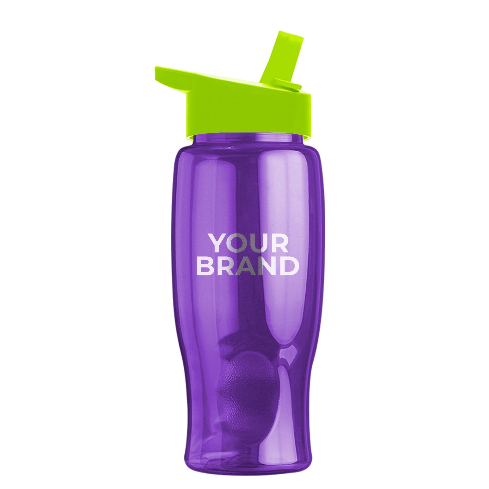 Garyline® Poly+ Bottle with Flip-Straw Lid - 27 oz.