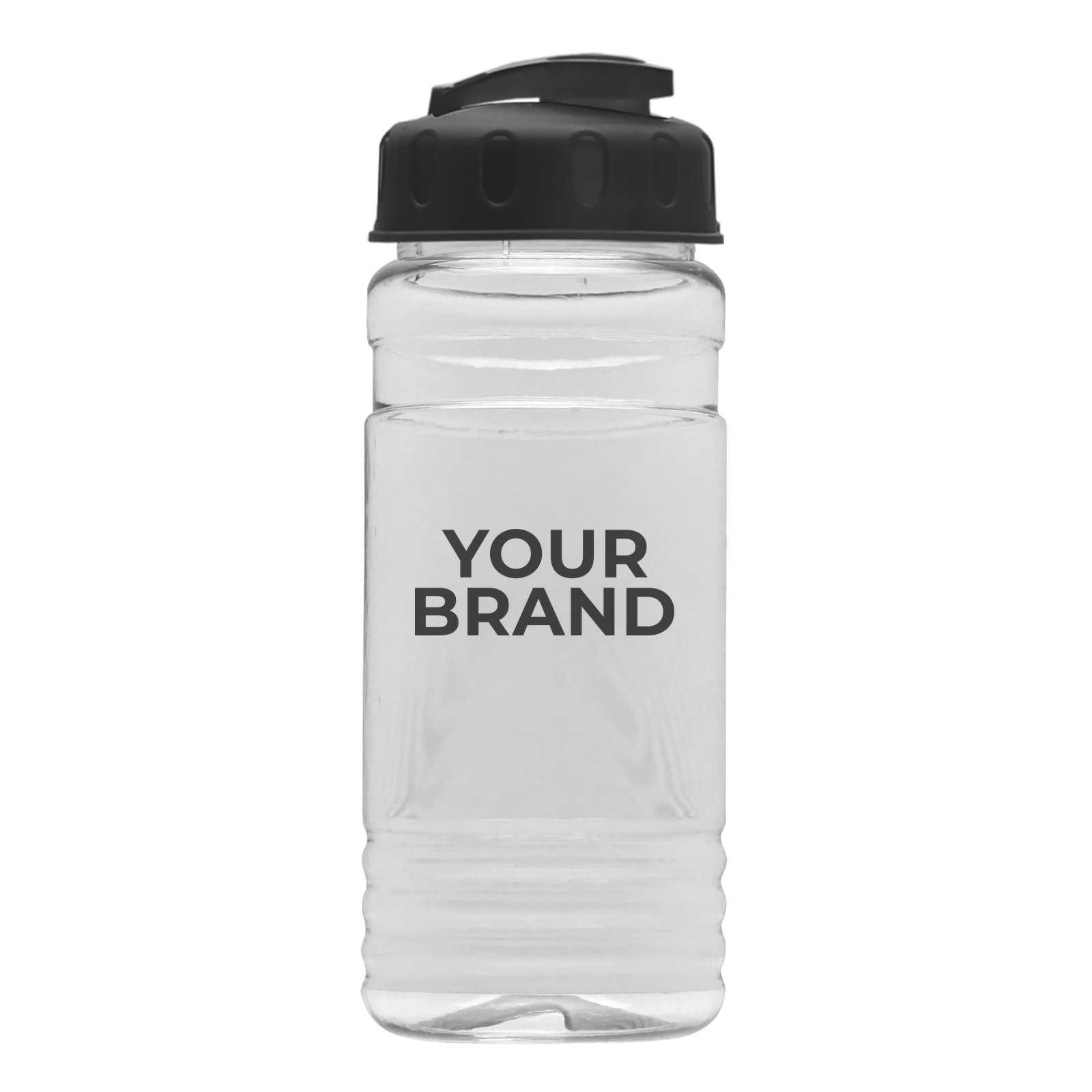 Garyline® Clear Bottle with Flip-Top Lid - 20 oz.