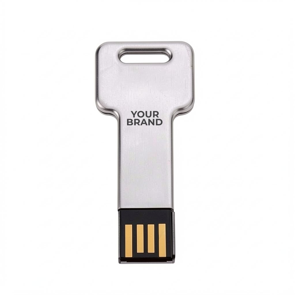 Universal Source® 2 GB Silver Key USB 2.0 Flash Drive