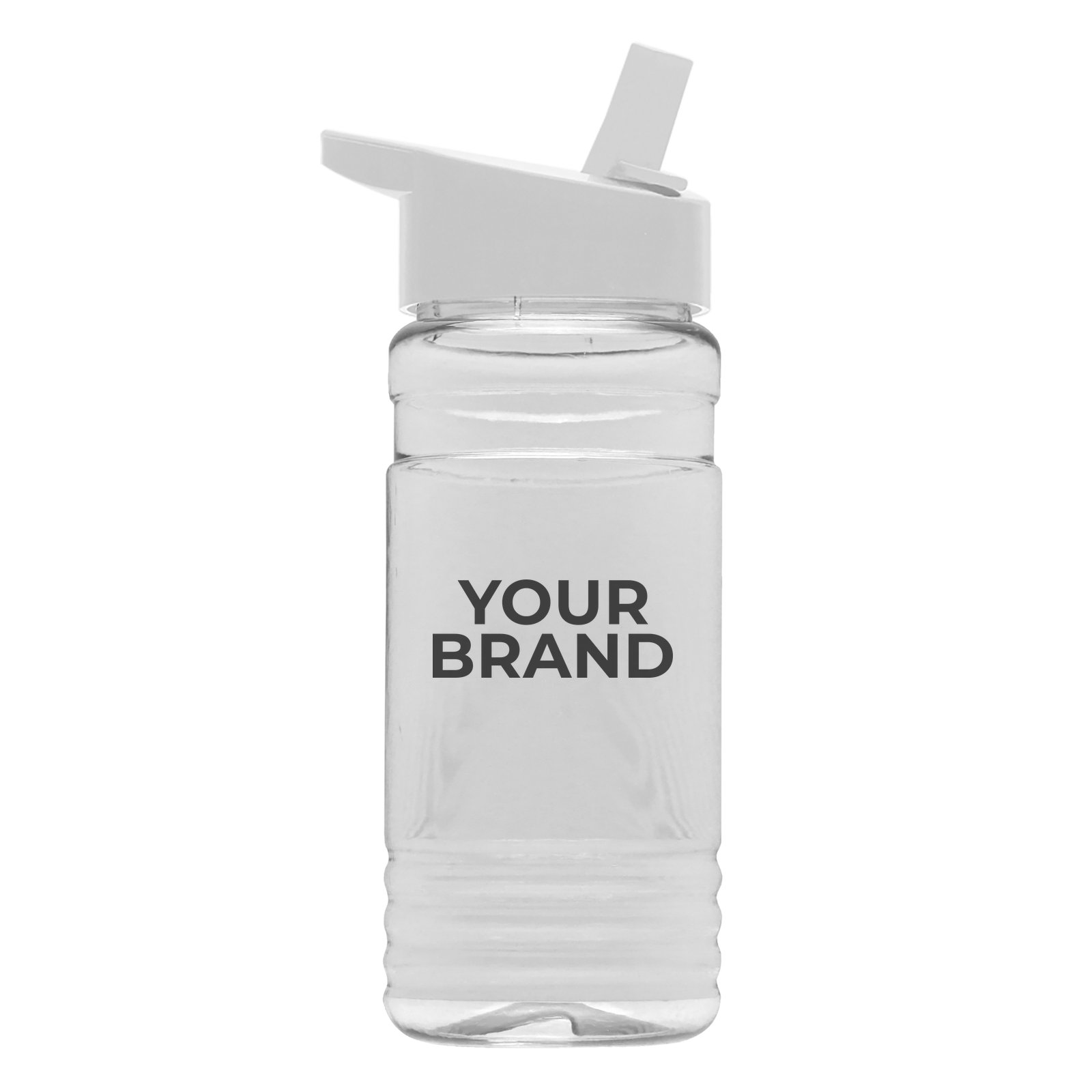 Garyline® Clear Bottle with Flip-Straw Lid - 20 oz.