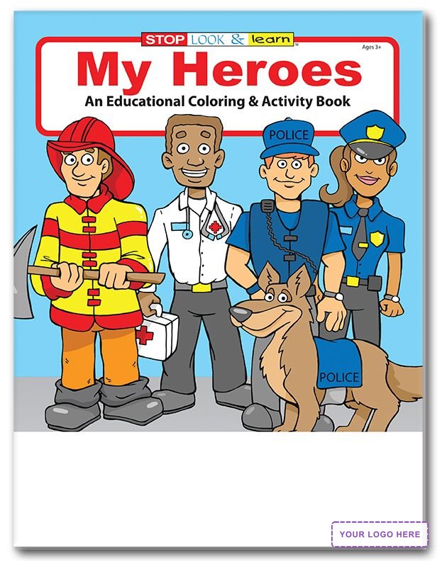 COLORING SET - My Heroes Coloring Book Fun Pack