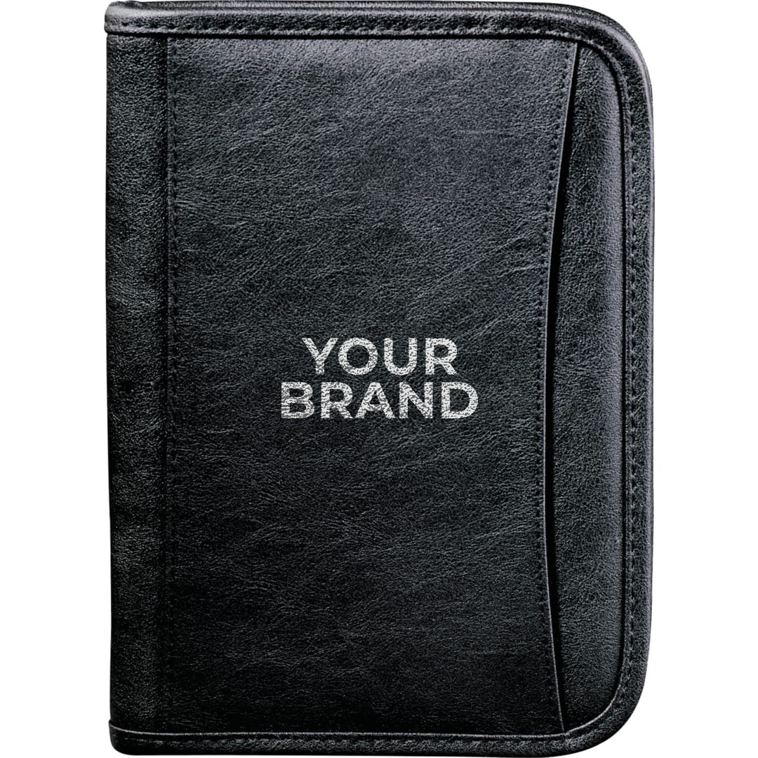 FSC® Mix DuraHyde Recycled Jr. Zippered Padfolio