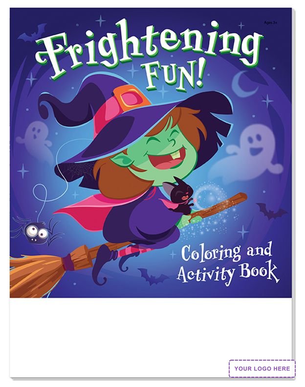 COLORING SET - Frightening Fun Coloring Book Fun Pack