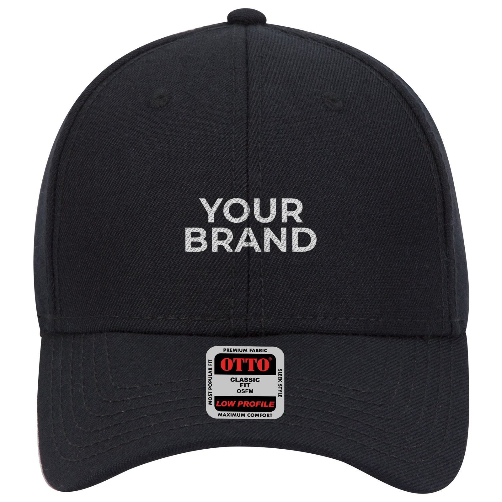 OTTO CAP® 6 Panel Low Profile Baseball Cap