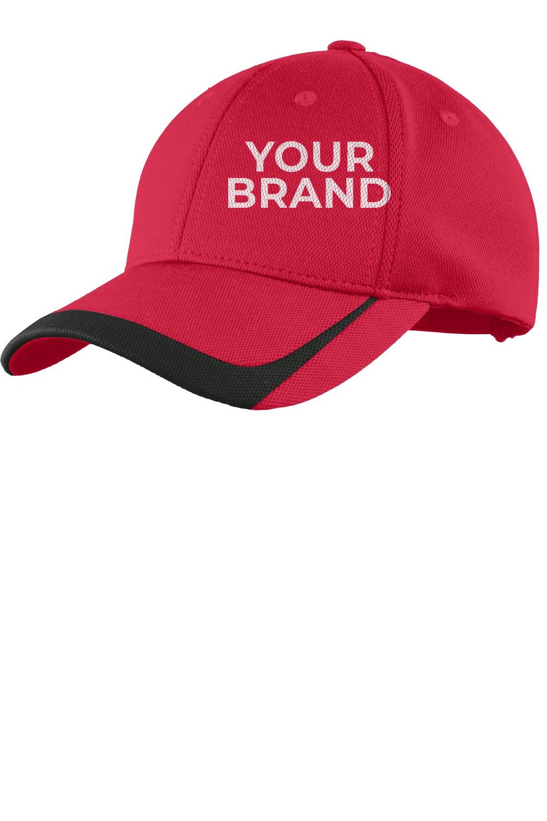 Sport-Tek Pique Colorblock Cap. STC24
