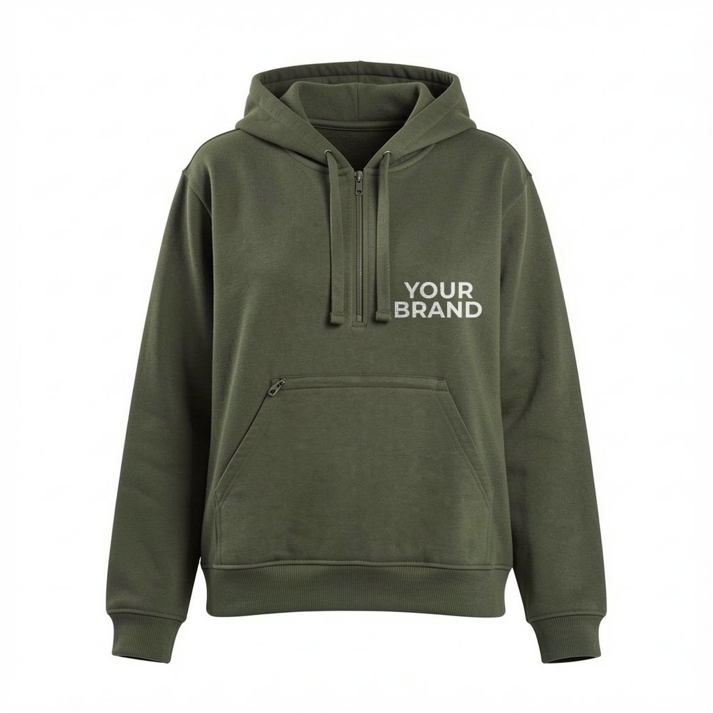 Berne Heritage Zippered Hooded Pullover Sweatshirt - Women's