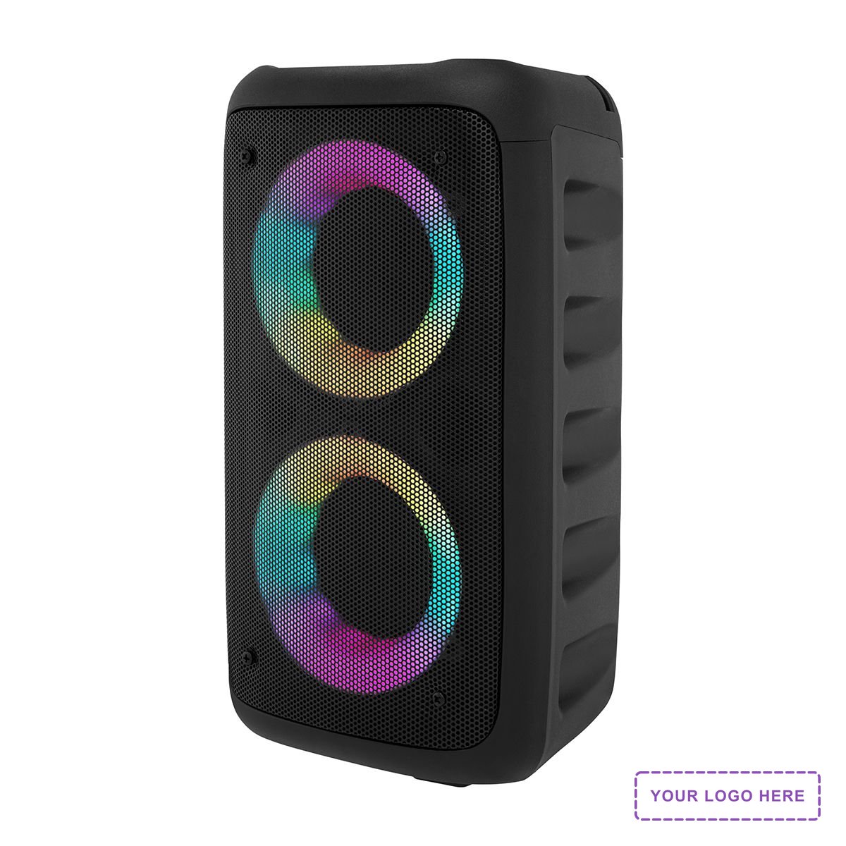 Wireless Speaker Tower With Phone Holder