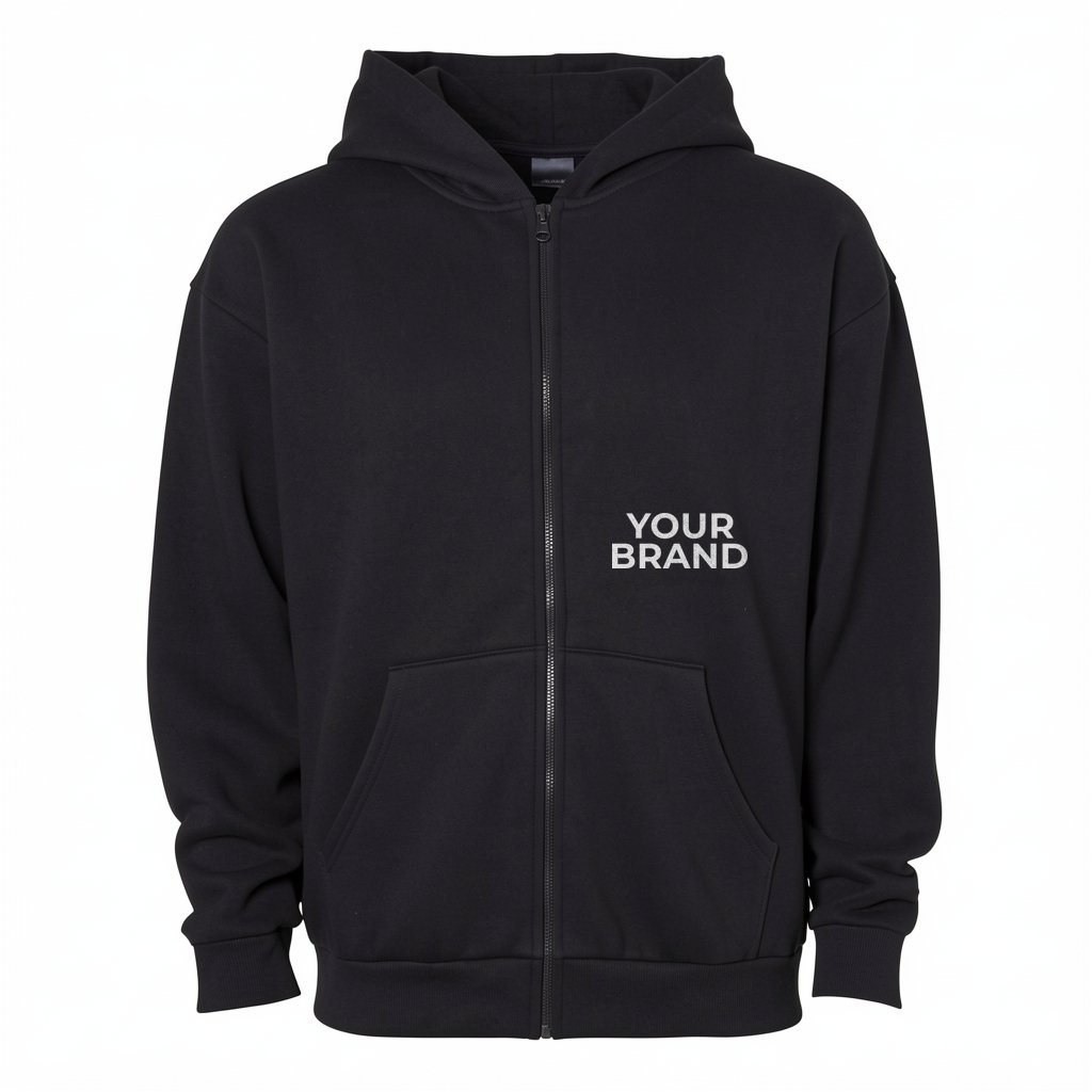 Unisex Avenue Midweight Full-Zip Hooded Sweatshirt - IND280ZIP
