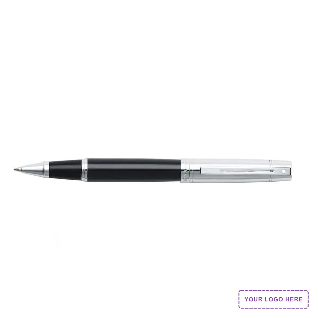 Sheaffer® 300 Glossy Chrome Black Roller Ball