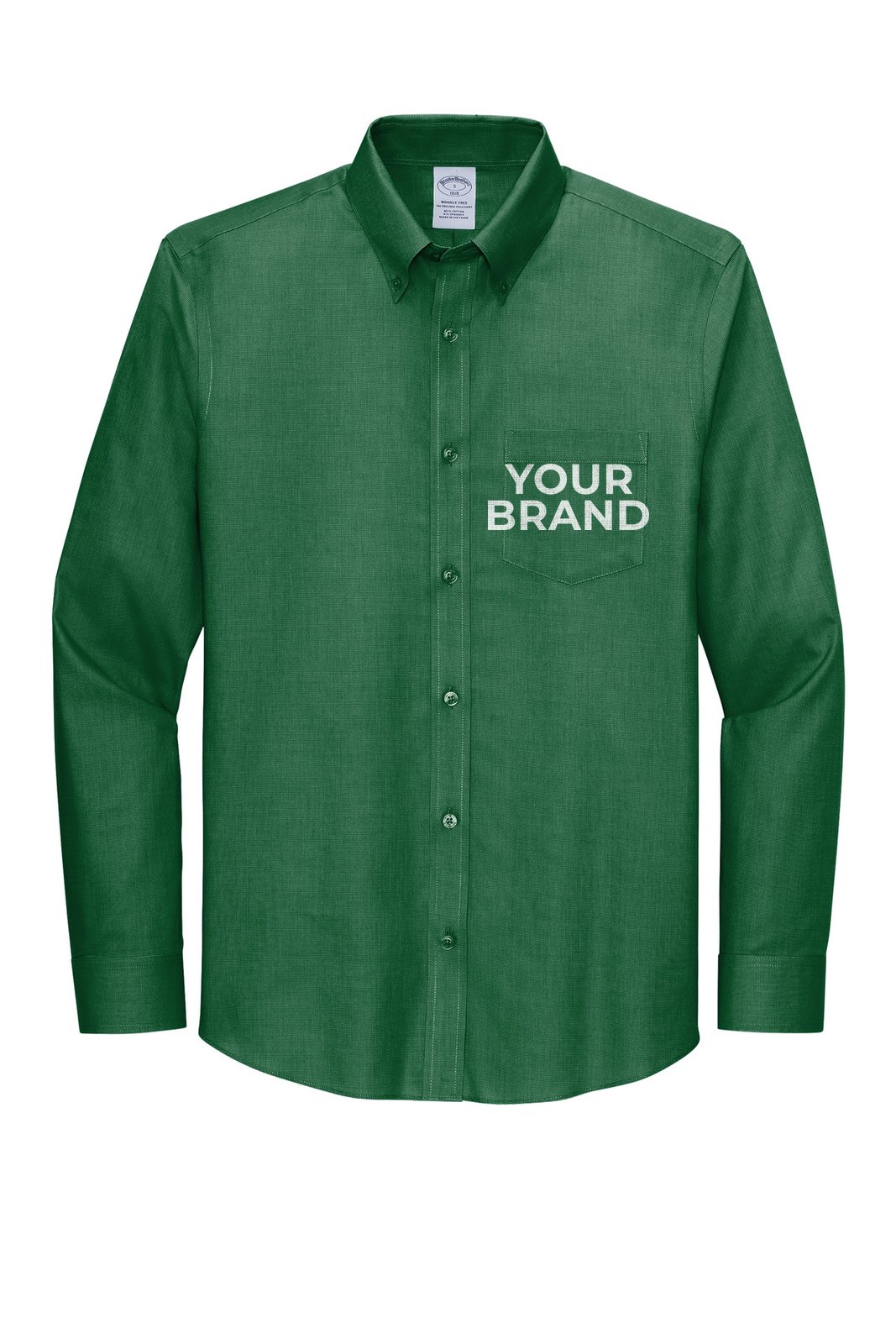 Brooks Brothers Wrinkle-Free Stretch Nailhead Shirt BB18002