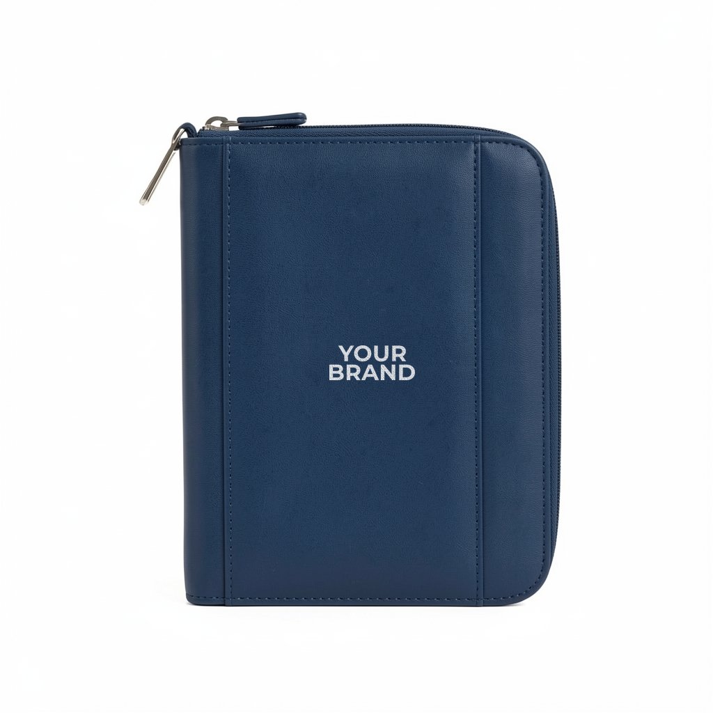 Junior Padfolio - Zippered Portfolio with Writing Pad (7 Colors)