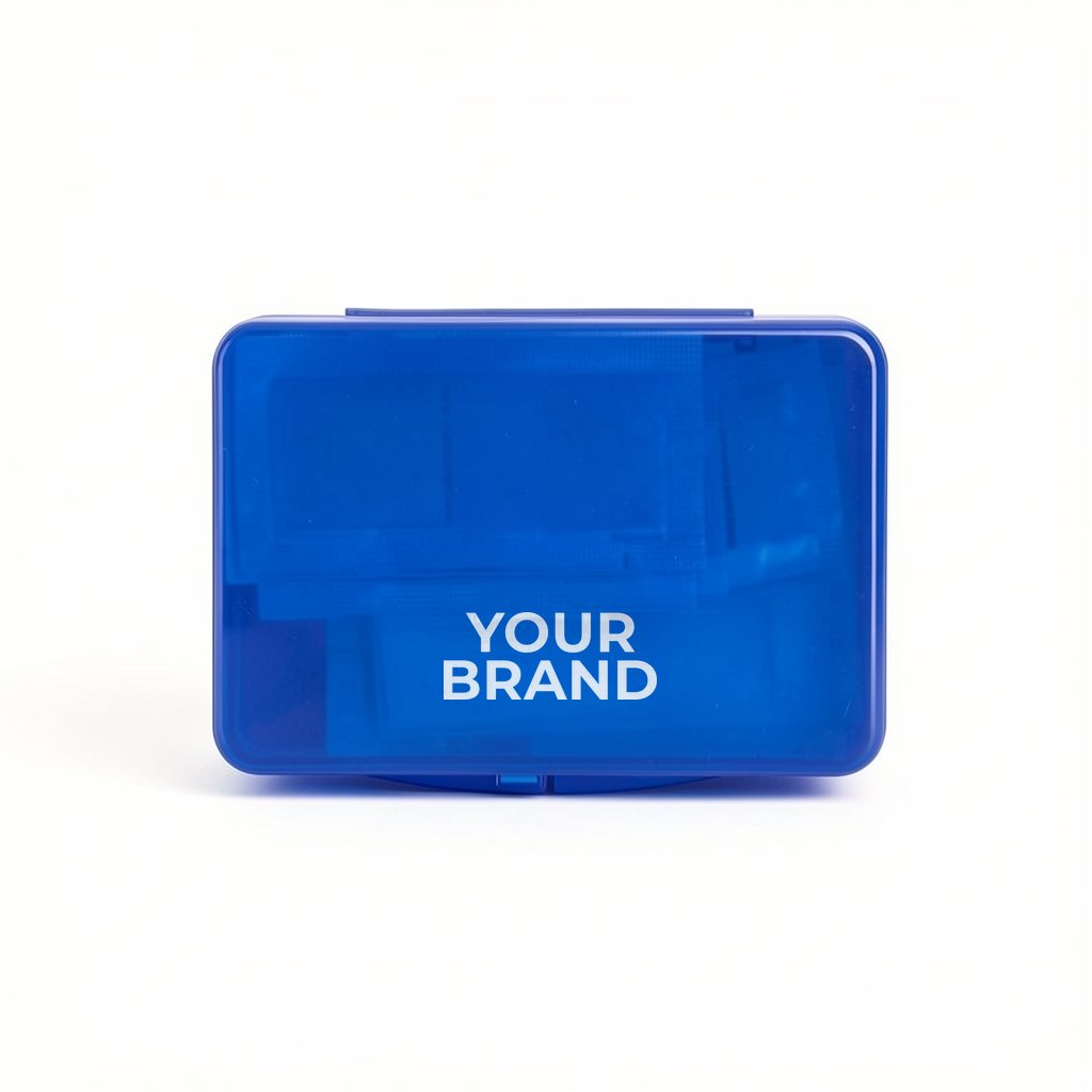 12pcs Compact Hard Case First Aid Kit