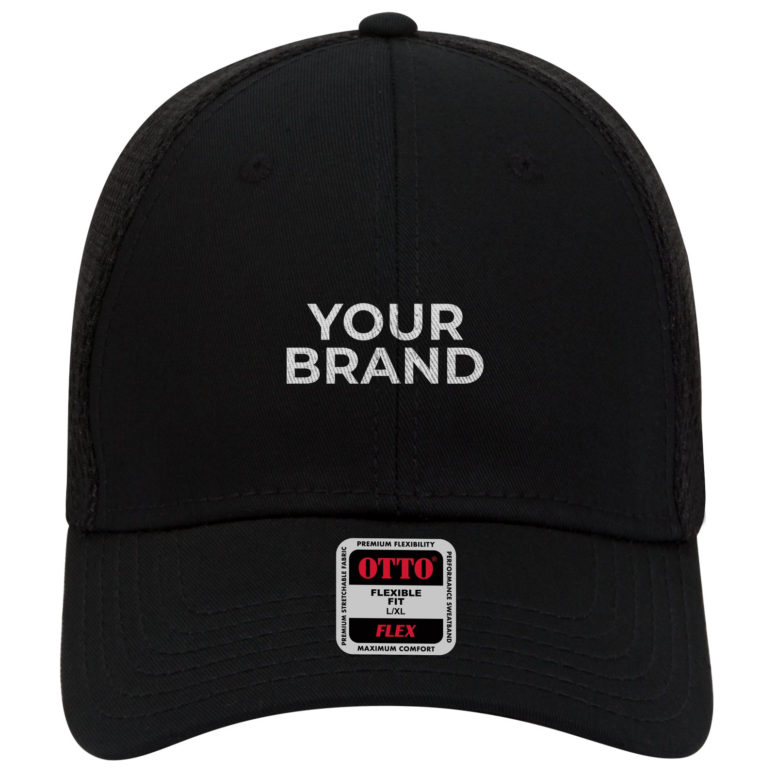 OTTO CAP® OTTO FLEX® Fitted 6 Panel Low Profile Baseball Cap
