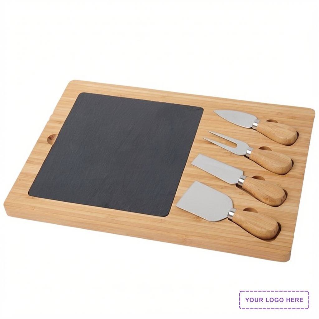 Slate Cheese Board Set