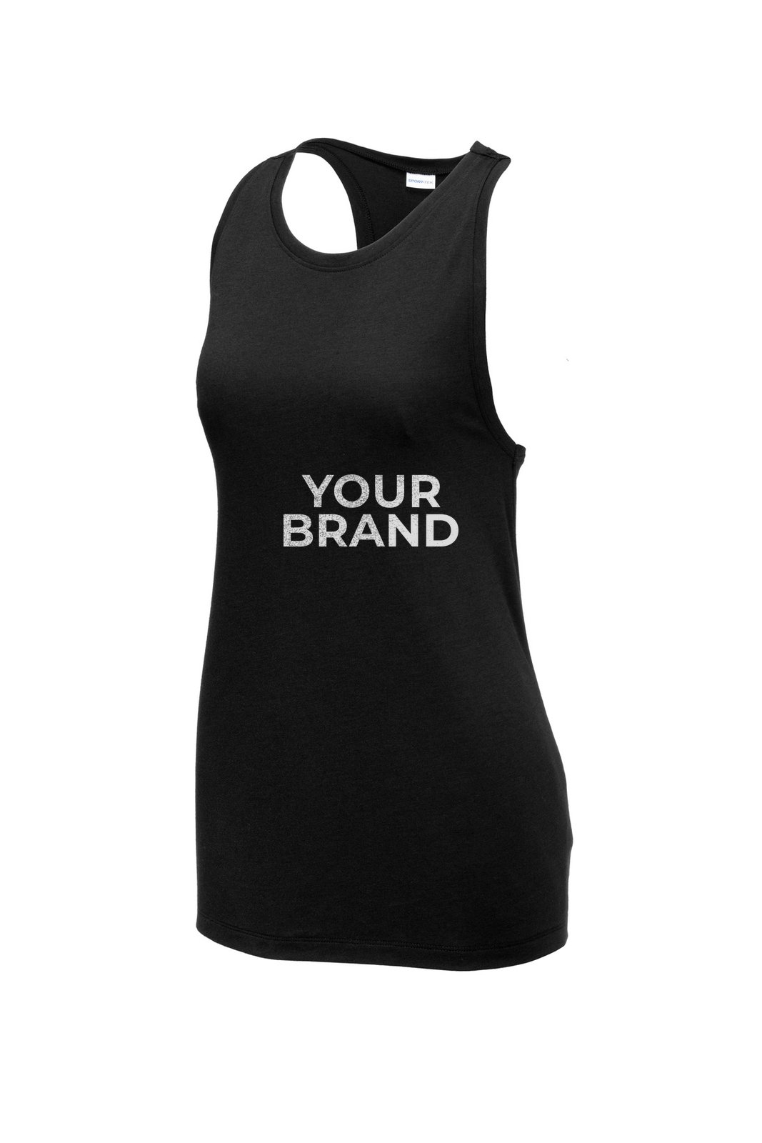 Sport-Tek Women's PosiCharge Tri-Blend Wicking Tank. LST402
