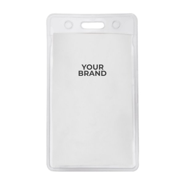 2" x 3 5/8" Printed Small Vertical Vinyl Pouch