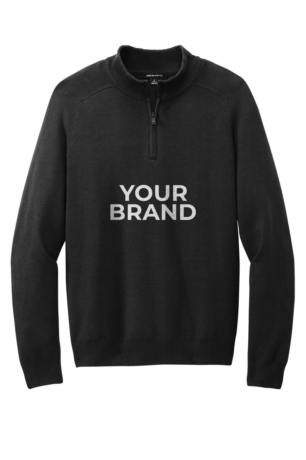 Mercer+Mettle 1/4-Zip Sweater MM3020 · Example of personalization. Yours carries your brand.