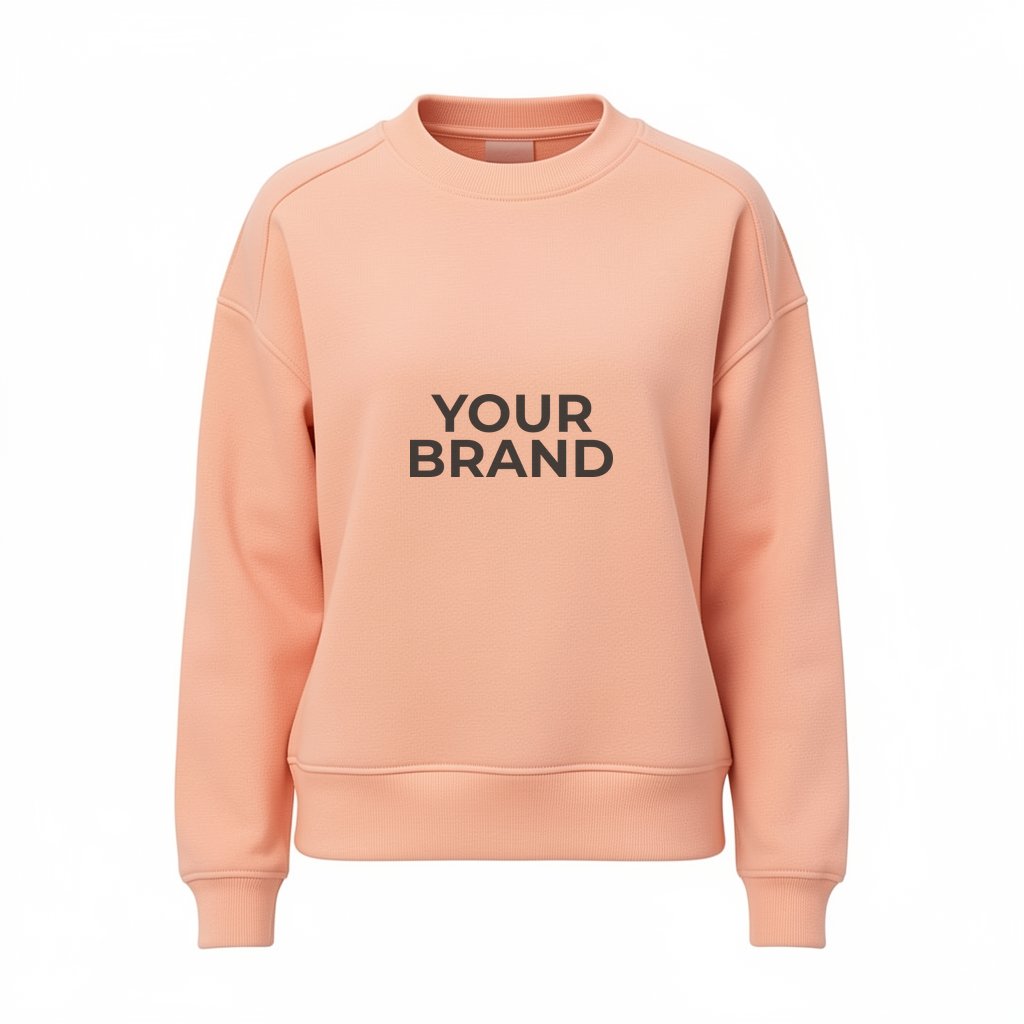 Women's USA-Made Fleece Crewneck Sweatshirt - 7702