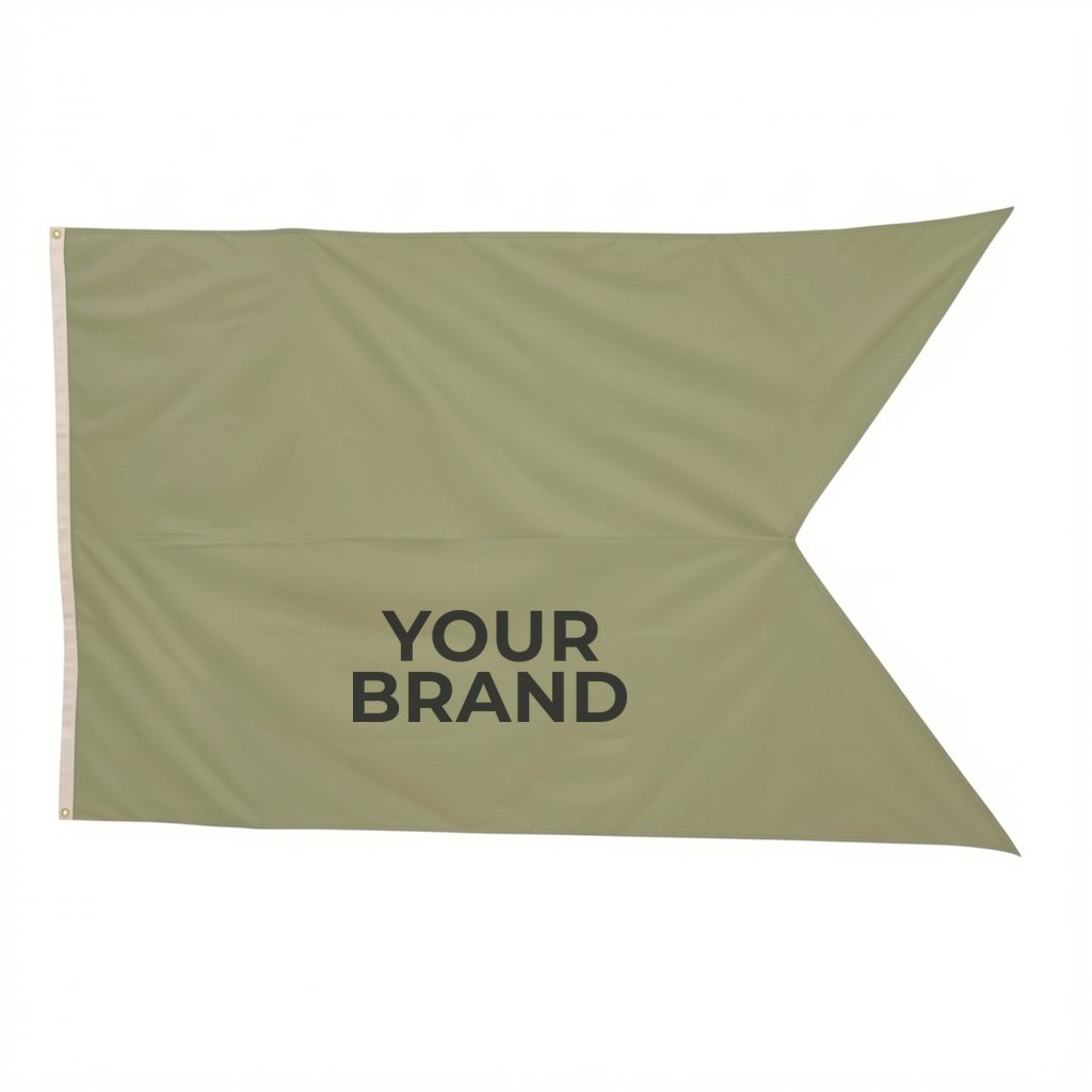 5' x 8' Polyester Guidon Flag Single-Sided