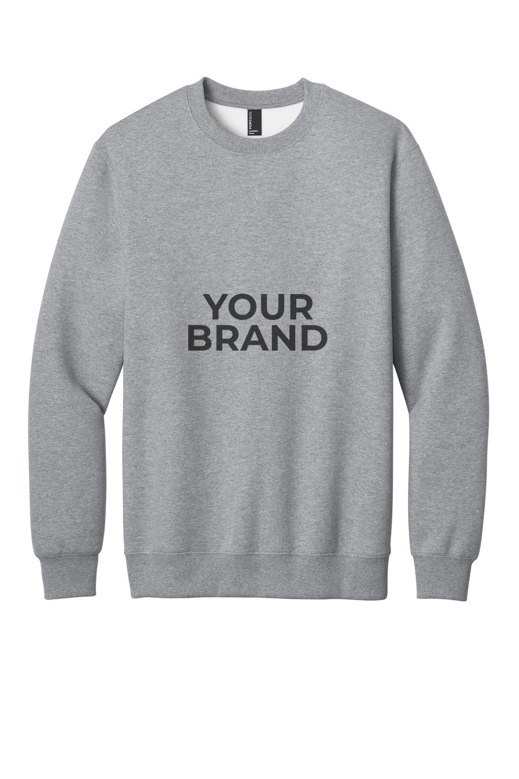 Port & Co Foundation Fleece Pullover Crewneck Sweatshirt PC107