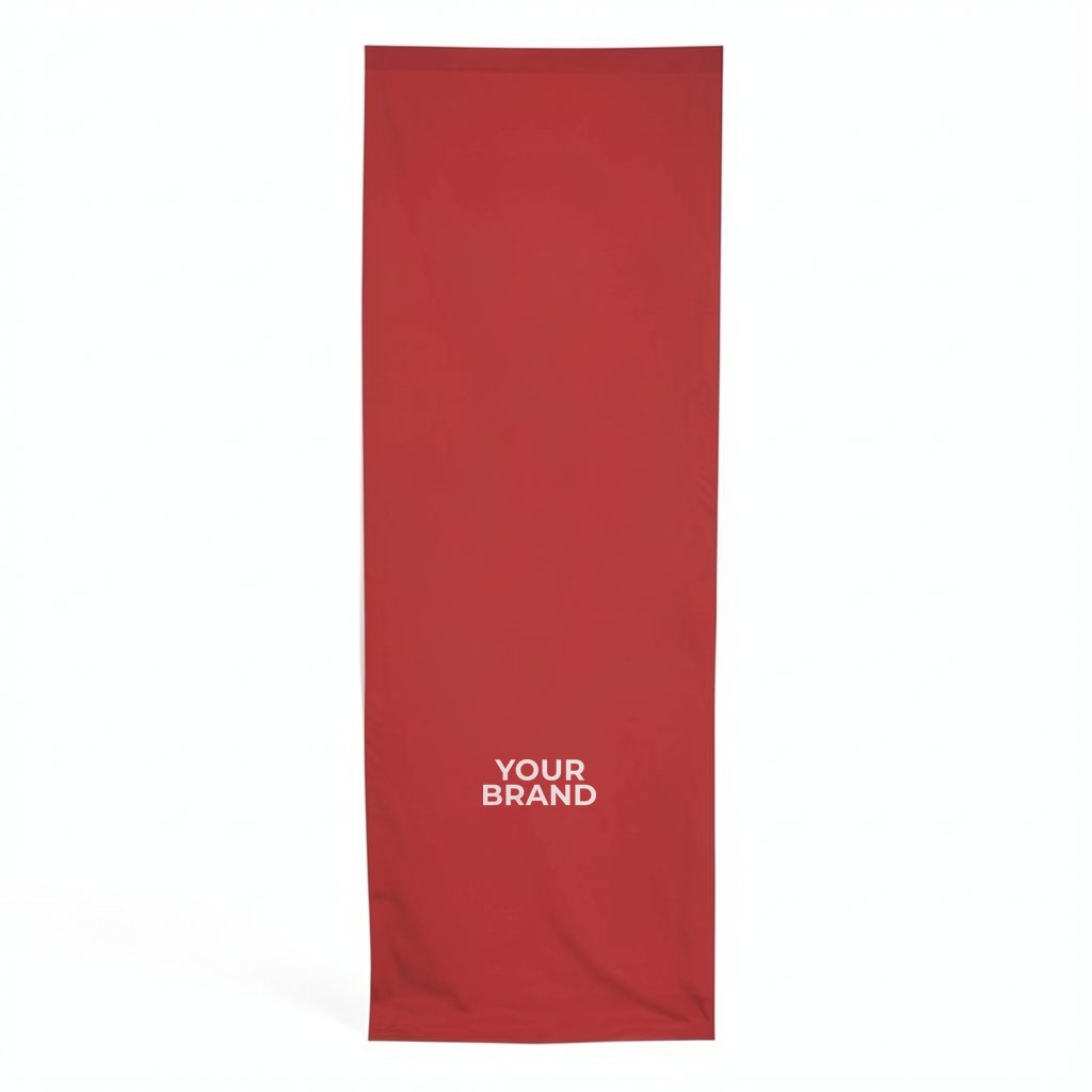 3' Straight Splash Floor Display 4-Sided Kit (Recycled Polyester Knit)