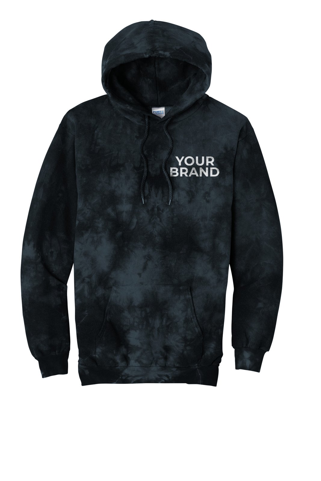 Port & Co Crystal Tie-Dye Pullover Hoodie PC144