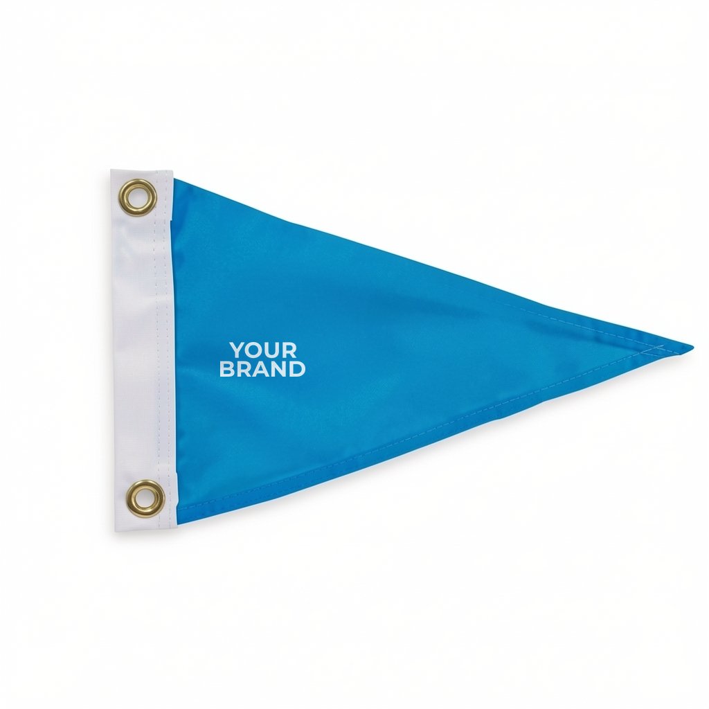 8" x 12" Nylon Pennant Flag Double-Sided