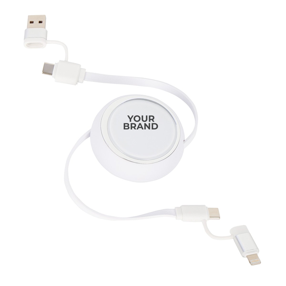 Mach 4-in-1 100W PD 39" Retractable Charging Cable