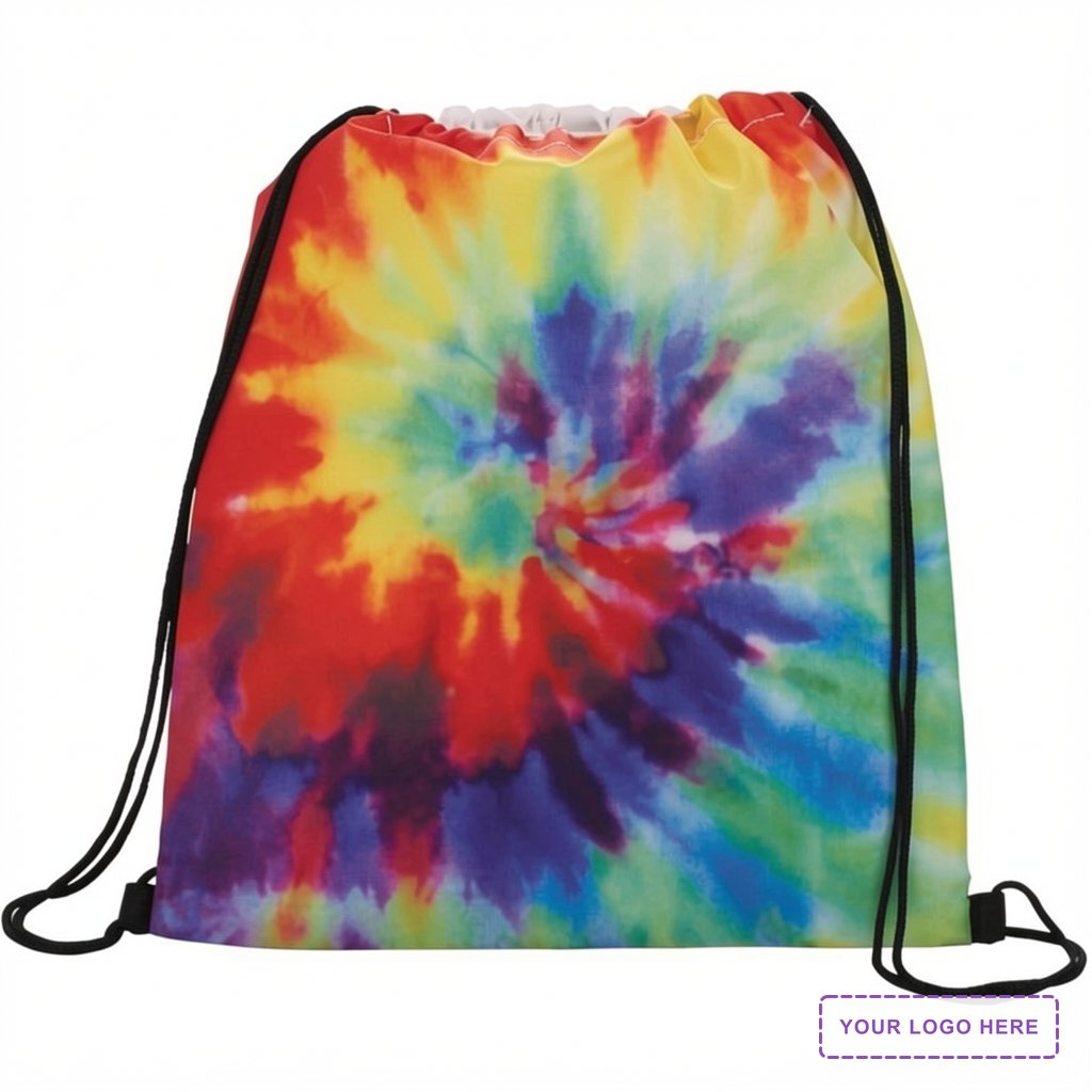 Tie Dye Drawstring Bag