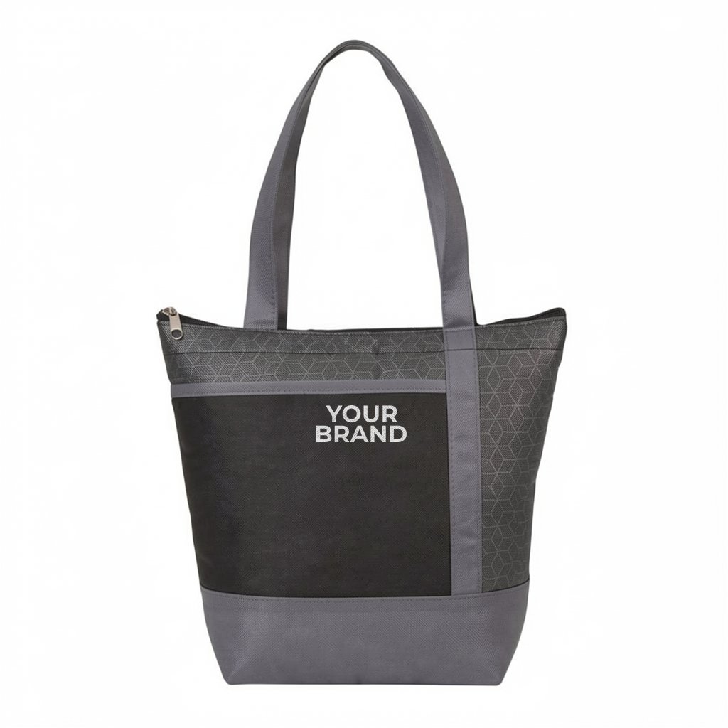 Chrome Non-Woven 9 Can Lunch Cooler