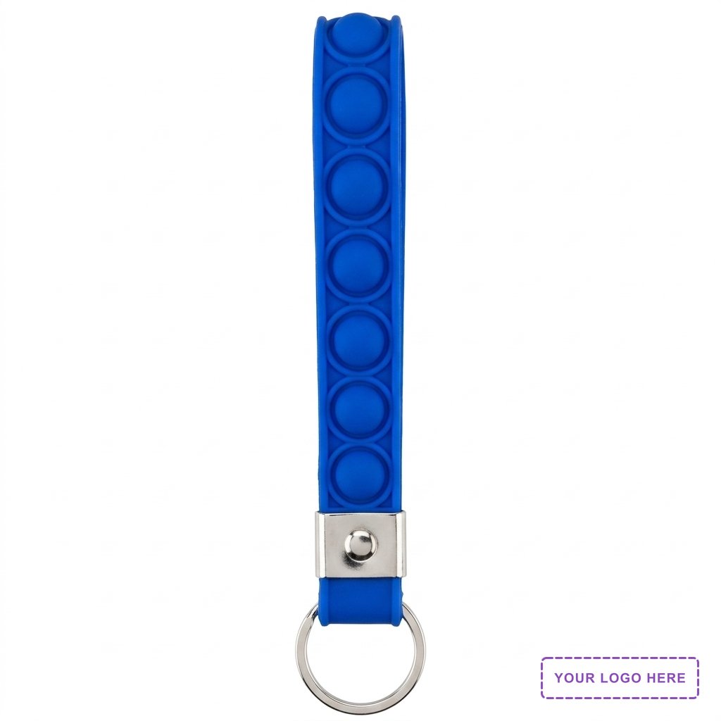 Push Pop Stress Reliever Keychain