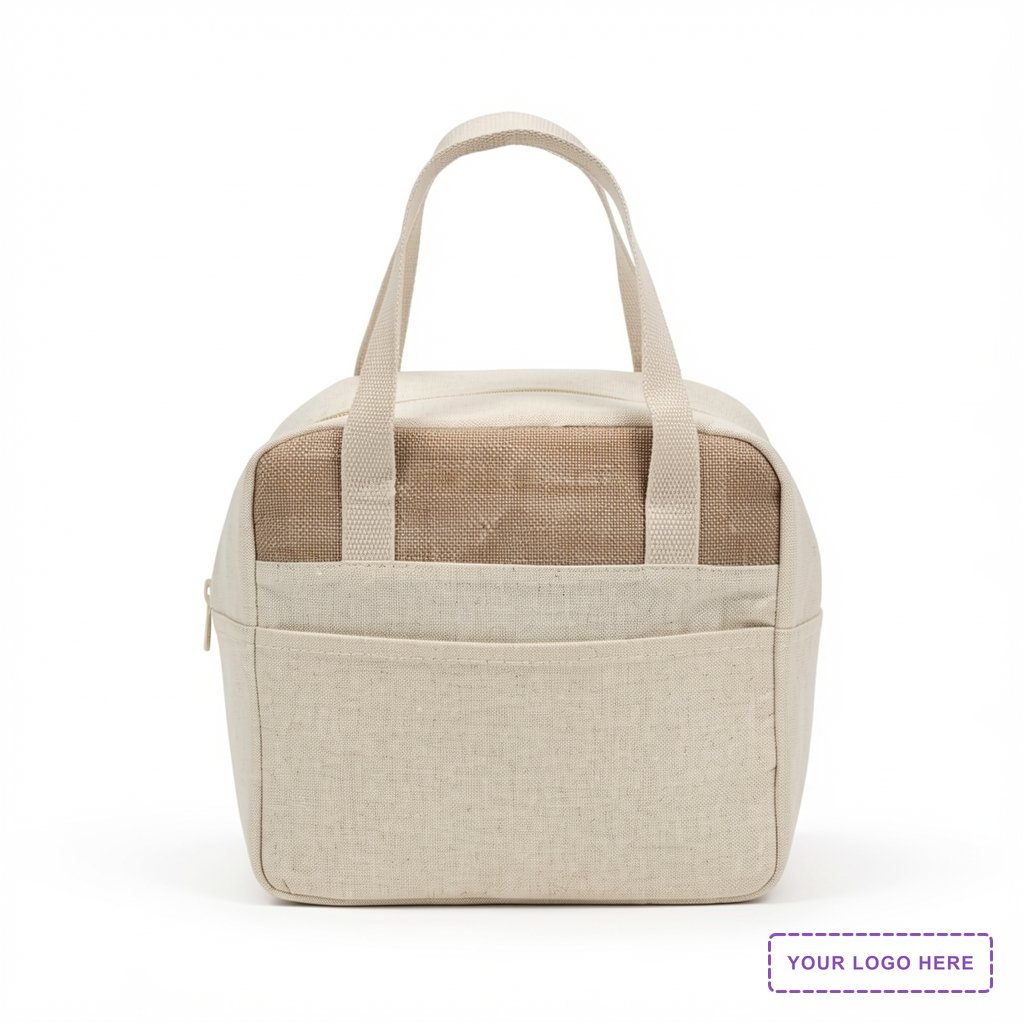 Savanna Jute & Recycled Cotton Cooler Bag