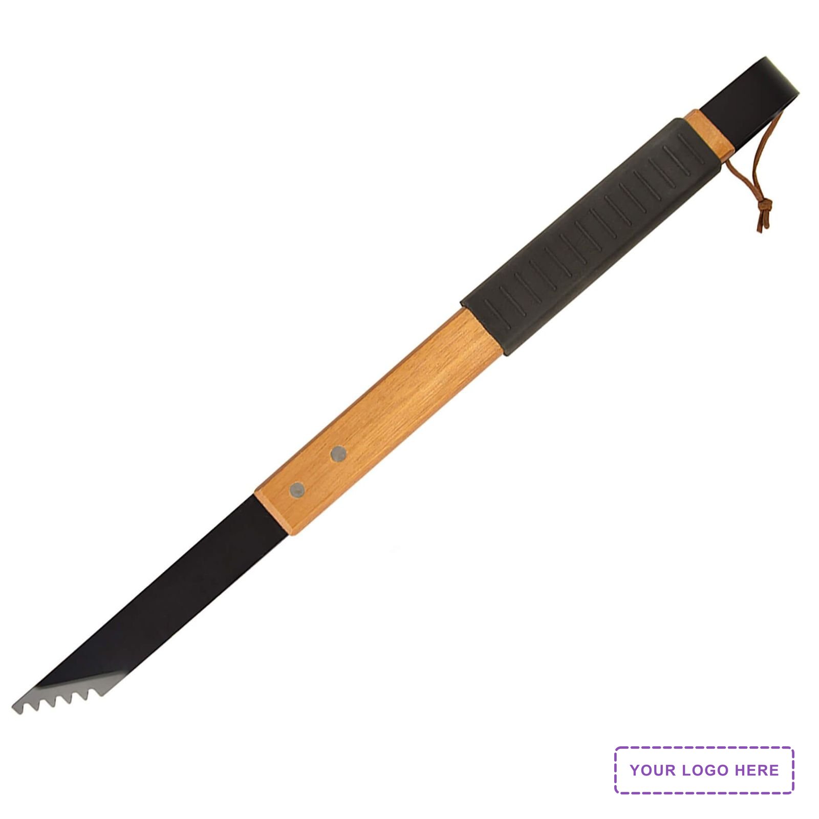 Wood BBQ Tongs