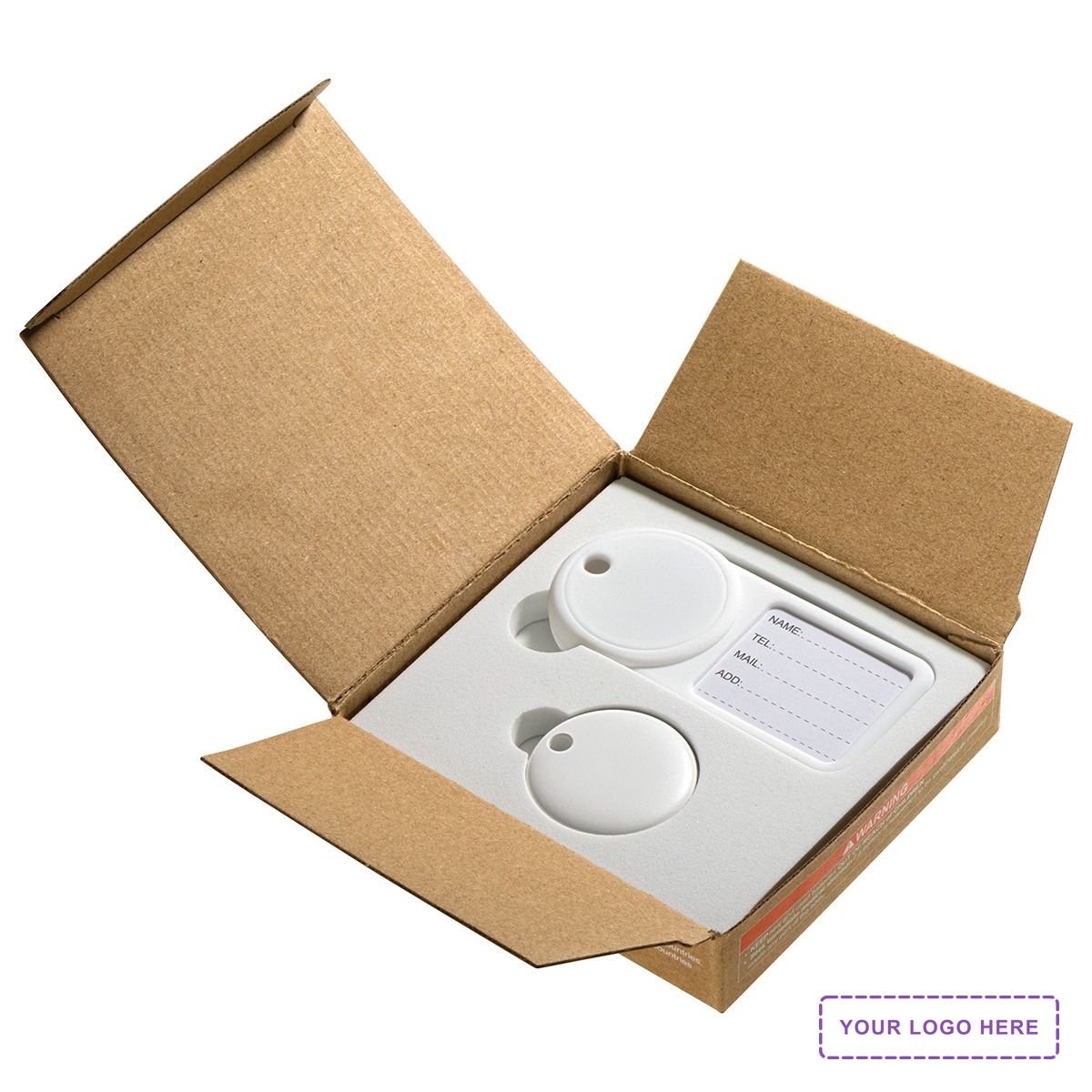 Navi Air Tracker & Luggage Tag Combo Compatible with iOS Find My App