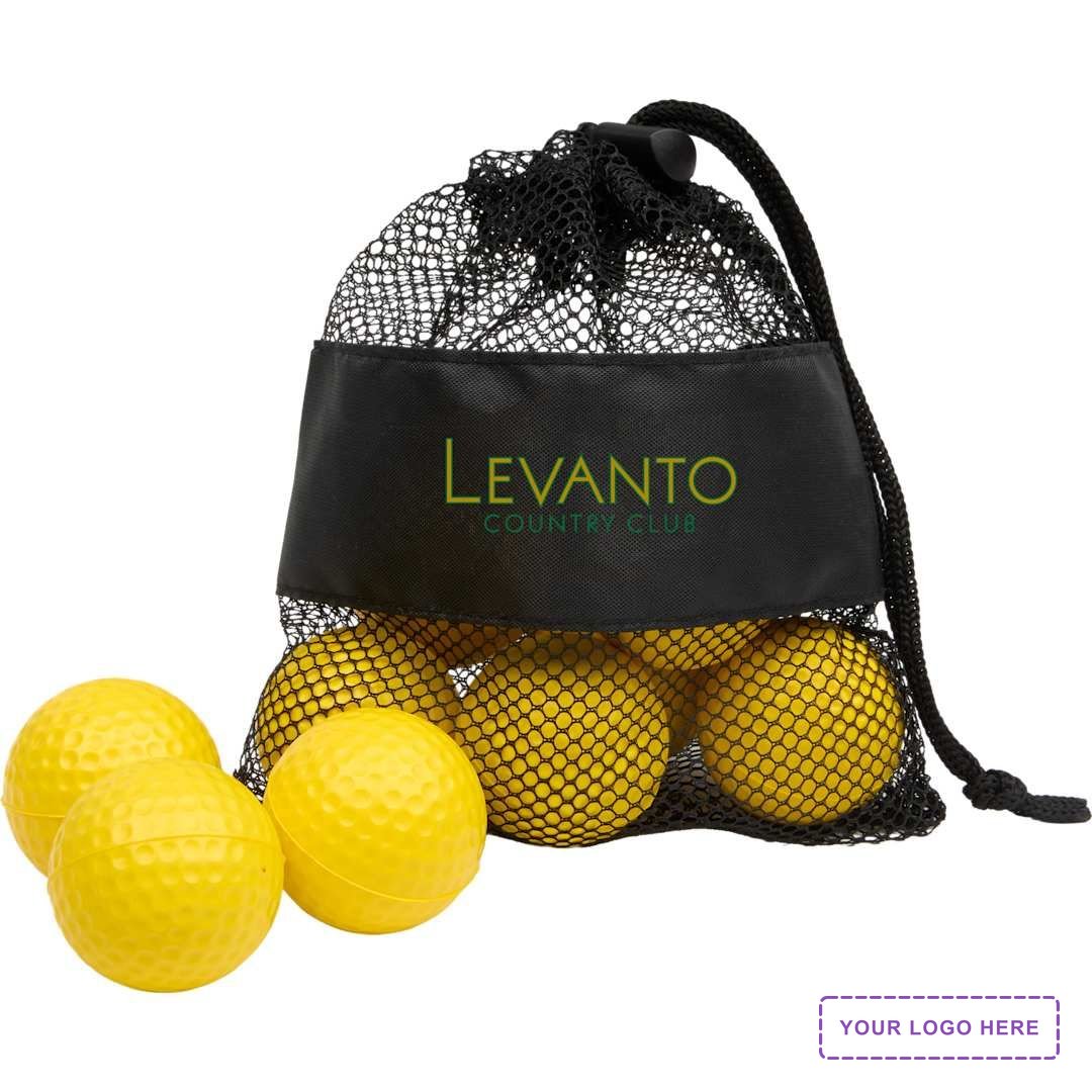 Golf Practice Balls with Mesh Pouch