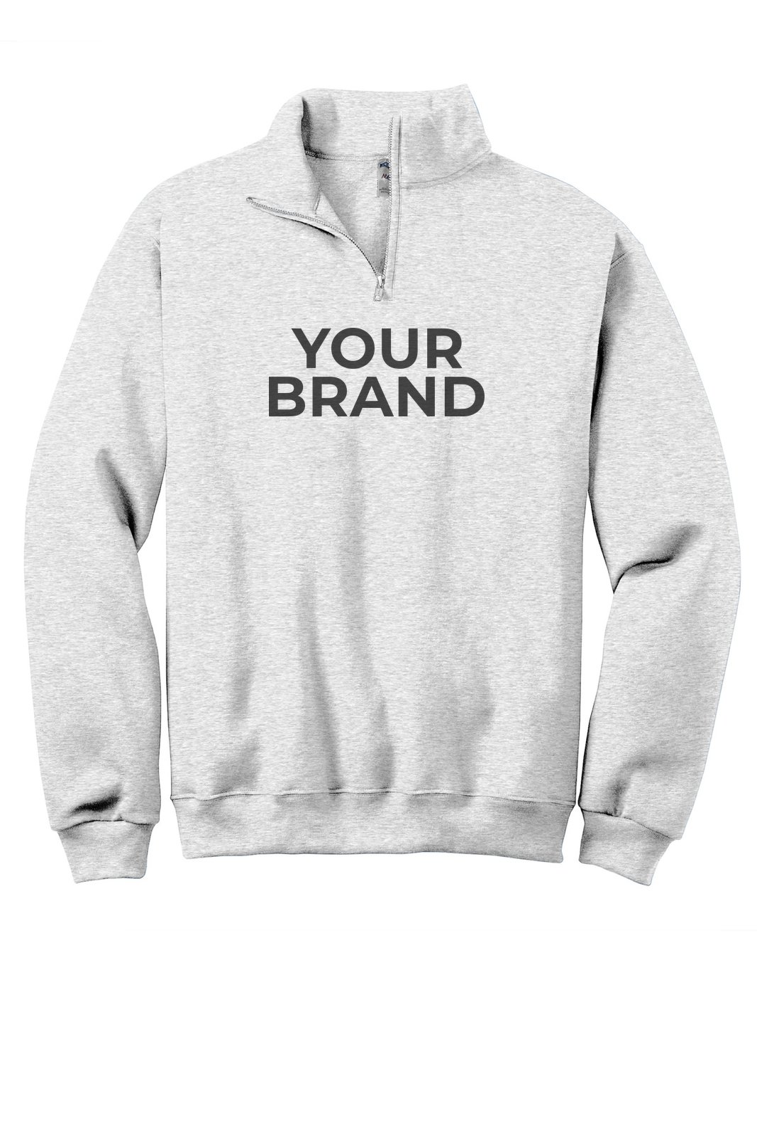 Jerzees - NuBlend 1/4-Zip Cadet Collar Sweatshirt. 995M · Example of personalization. Yours carries your brand.