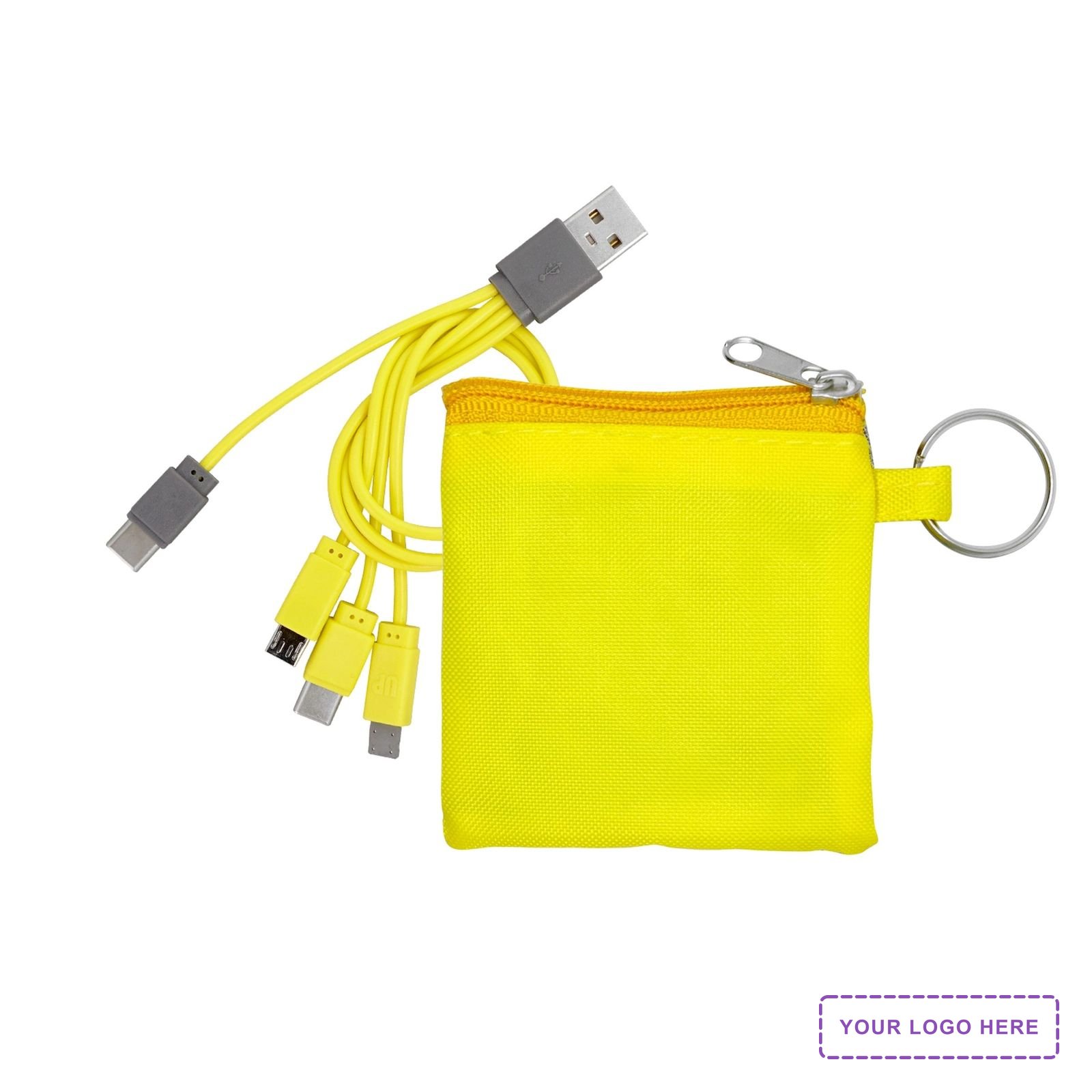 4-in-1 Colorful Pouch Cable Set