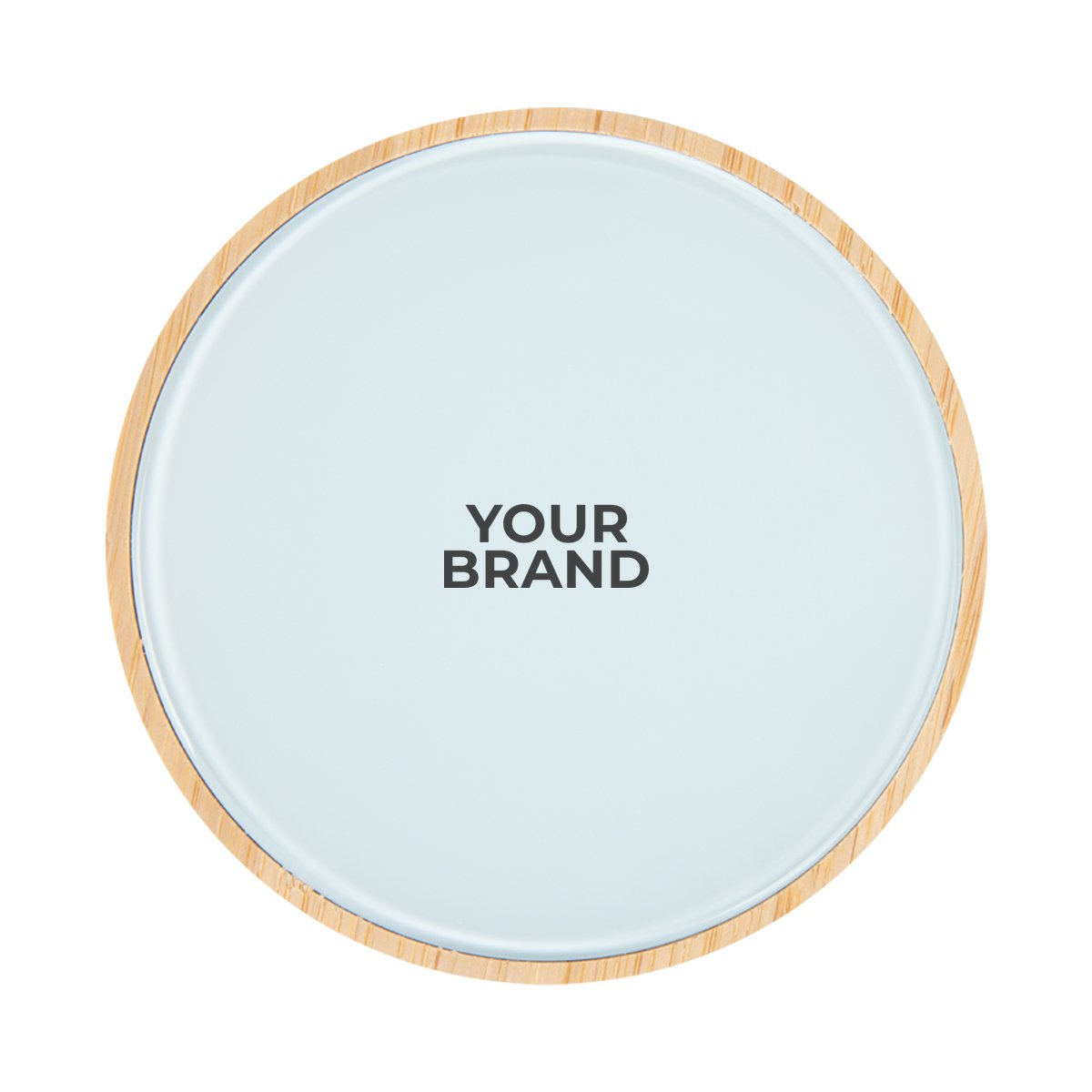10W Glass & Bamboo Wireless Charger