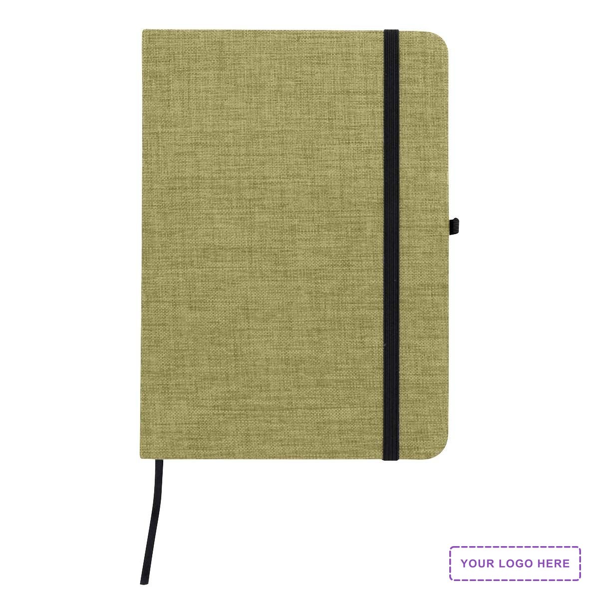 RPET Heathered Journal with pen loop