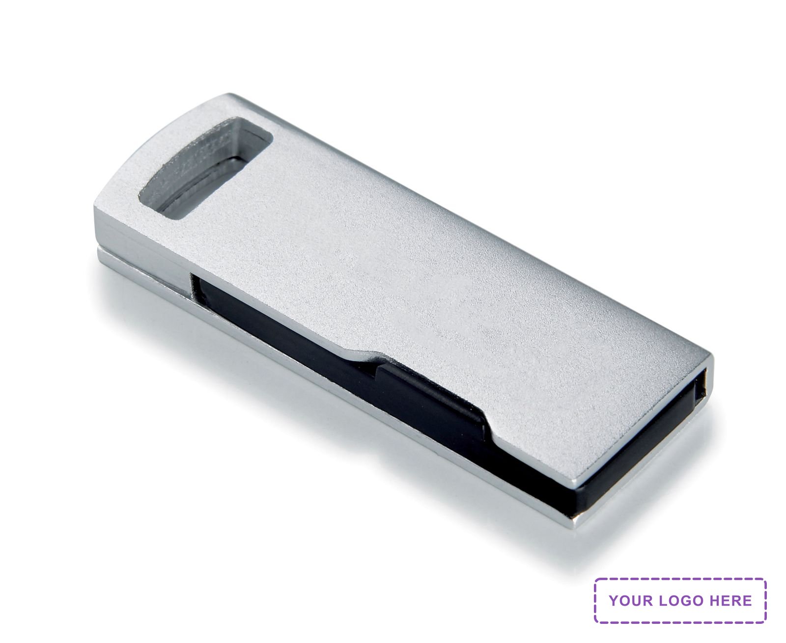 Universal Source® 8 GB Aluminum USB 2.0 Flash Drive