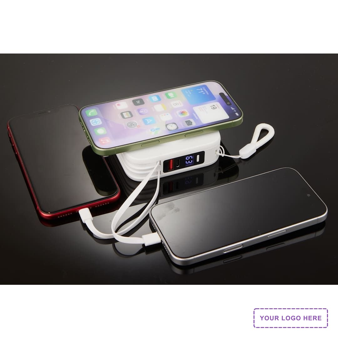 UL Listed 10000 mAh MagClick™ Power Bank with Plug
