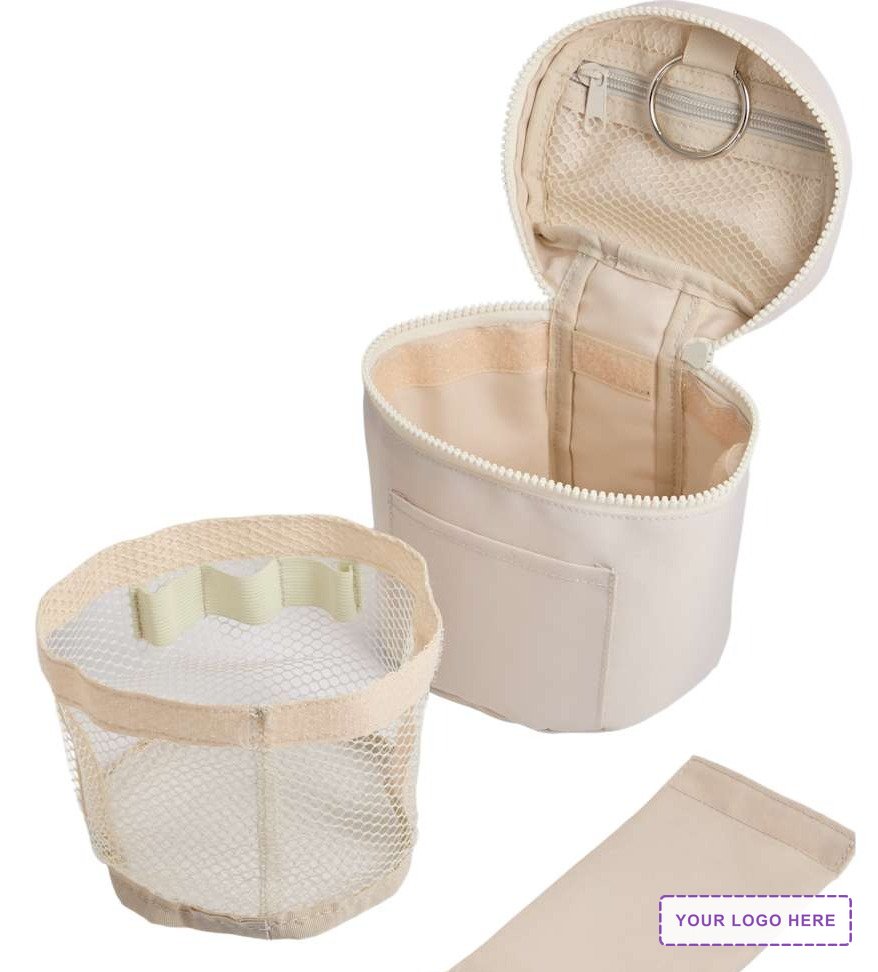 Wellable Recycled Round Travel Case