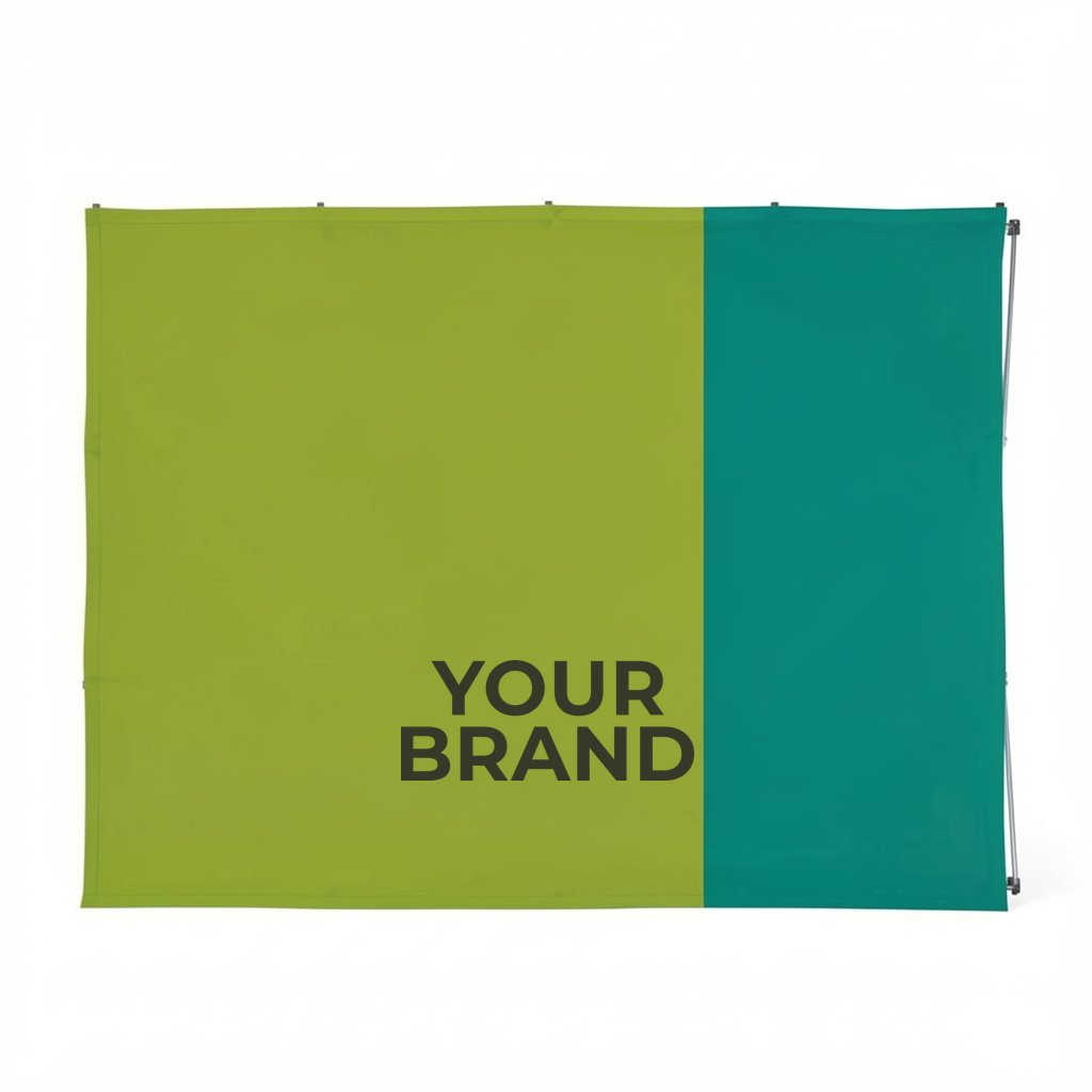 10' Straight Splash Floor Display Face Kit (Recycled Polyester Knit)