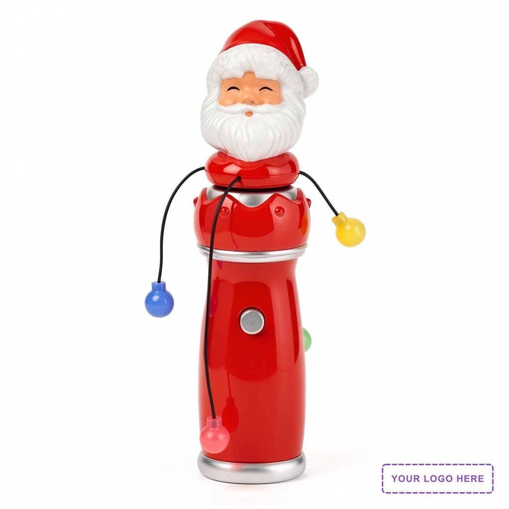 Orbiting LEDs Spinning Christmas Toy Wands