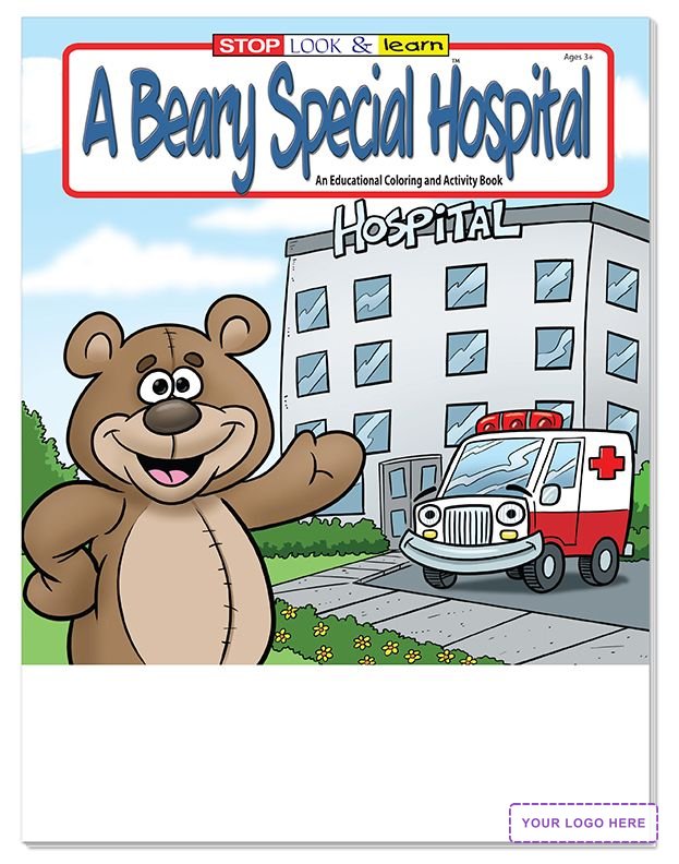 COLORING SET - A Beary Special Hospital Coloring Book Fun Pack