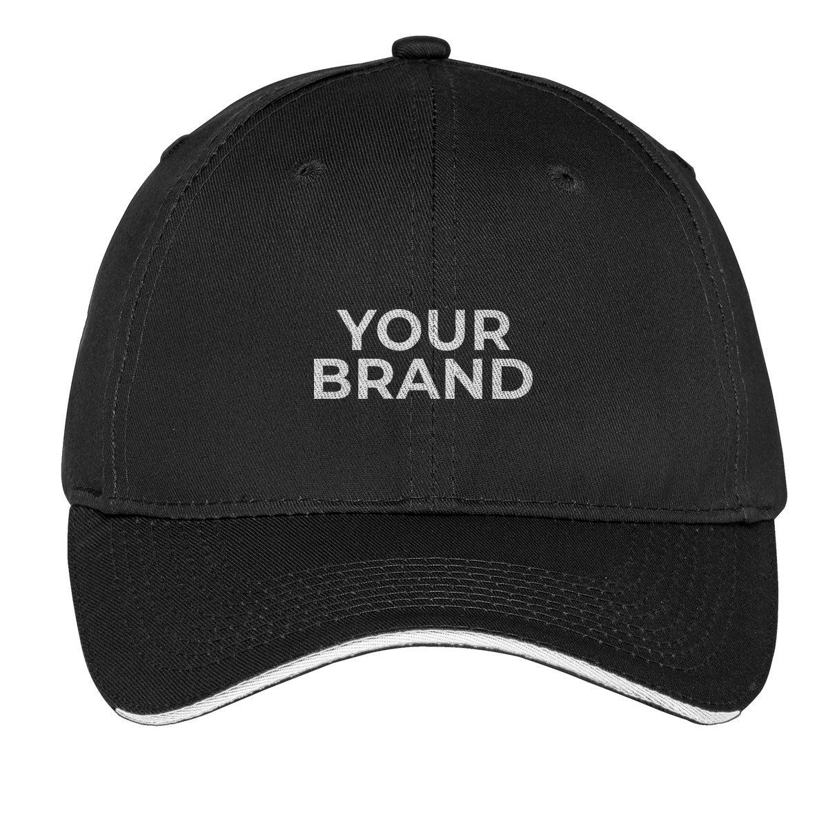 Port Authority Unstructured Sandwich Bill Cap. C919