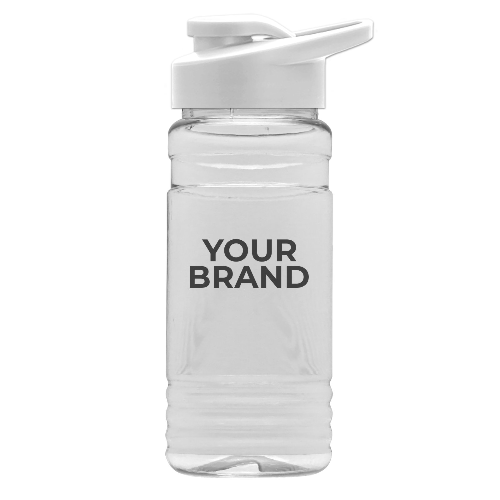 Garyline® Clear Bottle with Drink-Thru Lid - 20 oz.