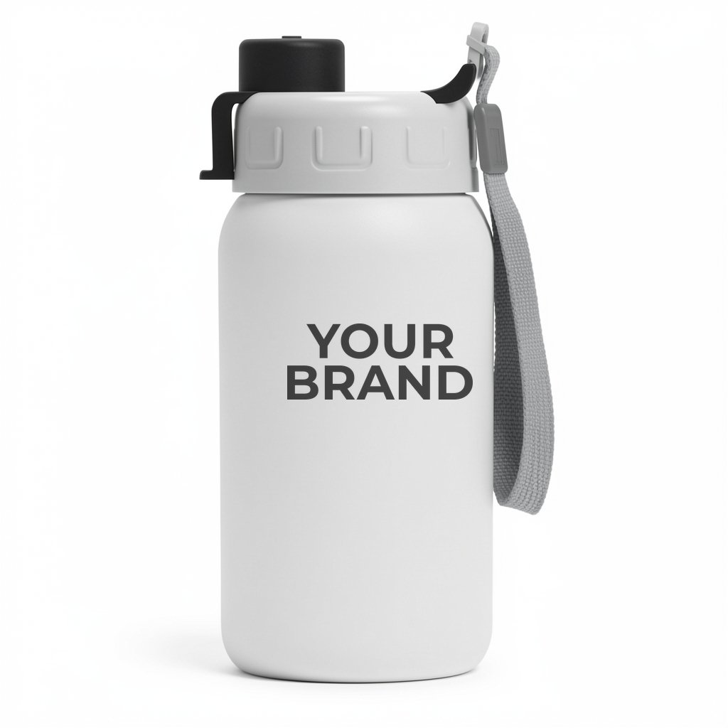 Garyline® Mini RPET Bottle with Quick-Snap Lid - 16 oz.